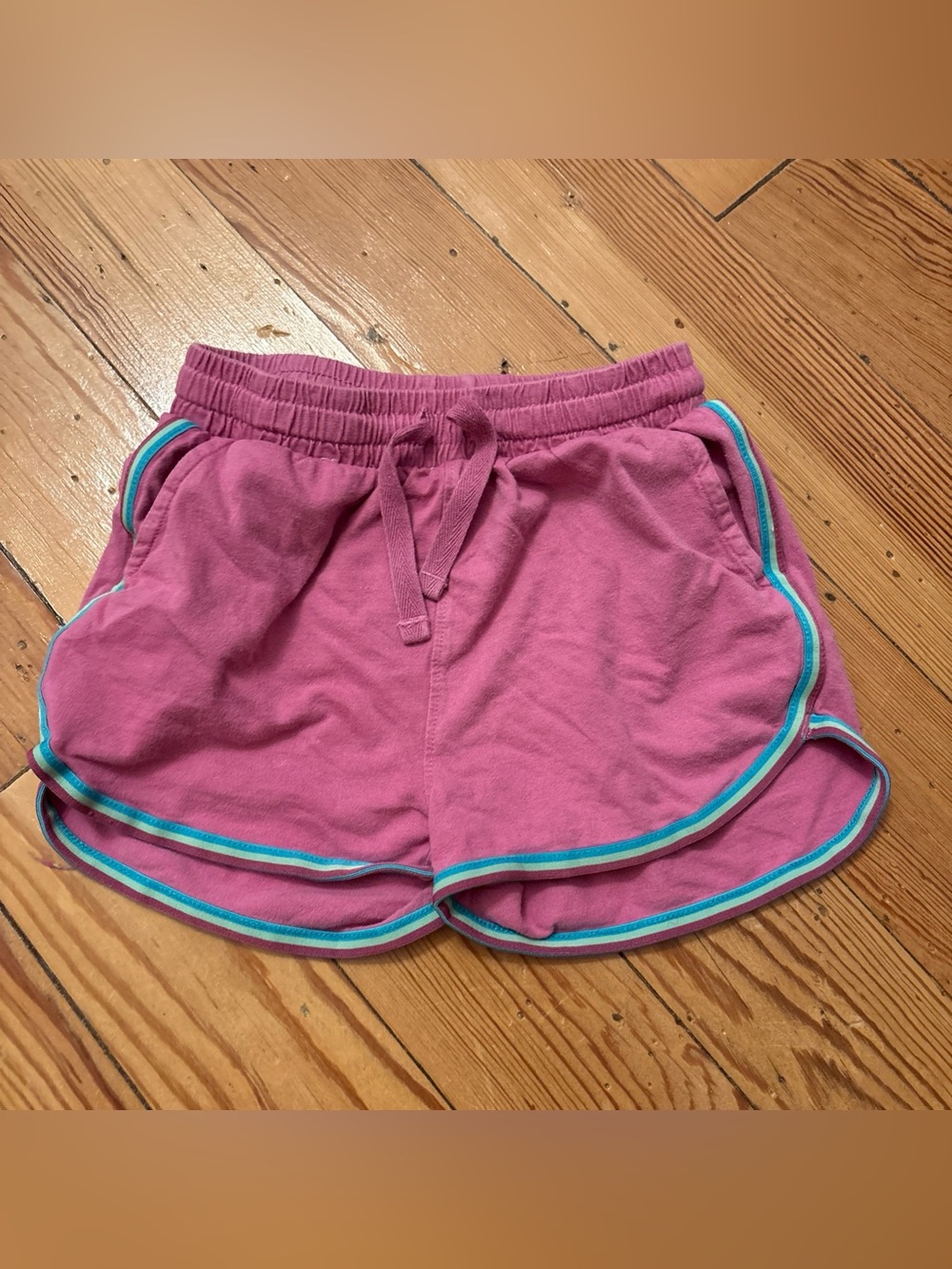 Tea Collection Pink Striped Shorts Size 4 Girls